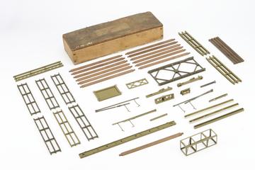 Box of Kit of Parts for Bailey Bridgework Model