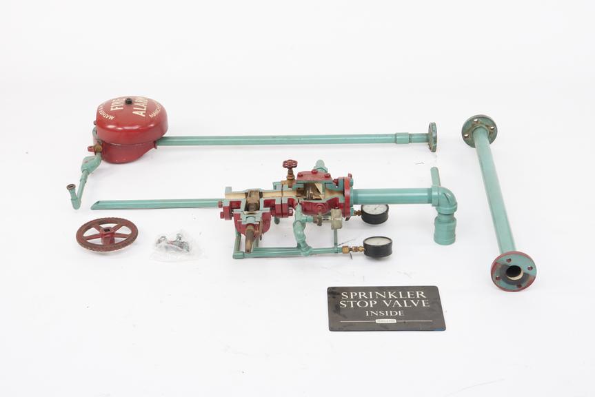 2" wet control valve with alarm motor and gong