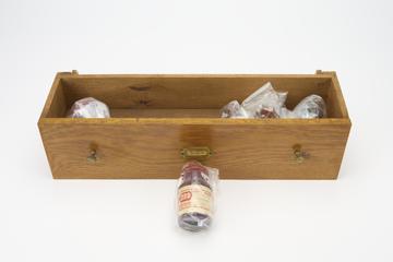 Drawer from a cabinet of synthetic dyes, British Dyestuffs Corporation, c.1920