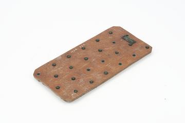 Short piece of 150mm "Pieuvre" leather belting