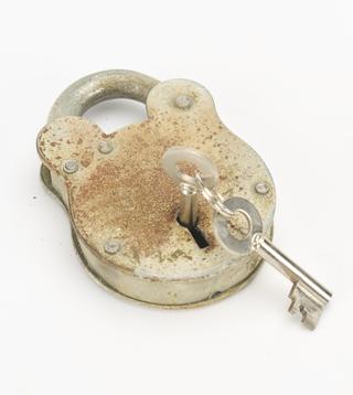 Caerphilly Castle padlock