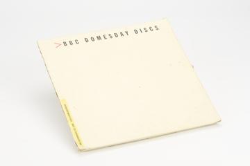 Disk sleeve from BBC Domesday Project computer