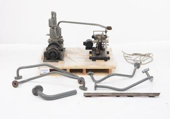 Motor and Pipes for Svedberg Ultracentrifuge
