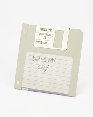 Floppy disc from BBC Domesday Project computer