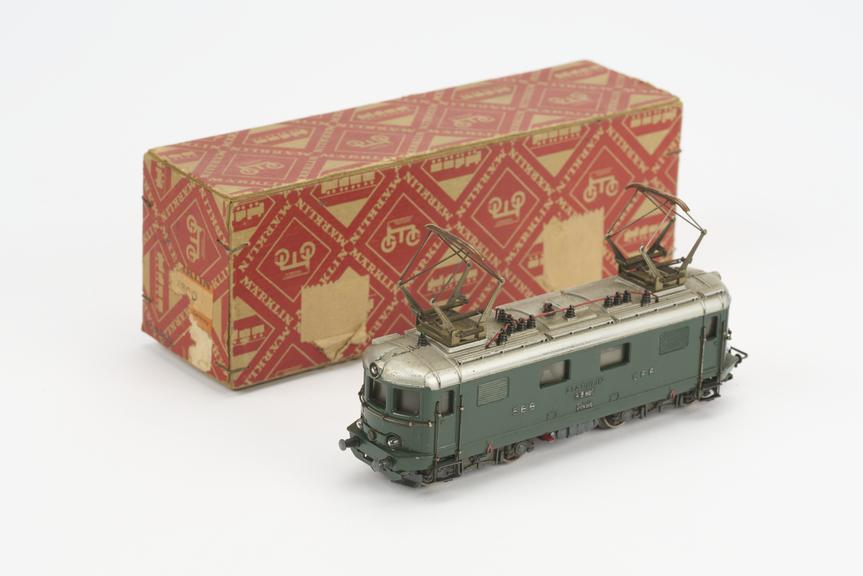 model electric locomotive, HO gauge, Swiss Bo-Bo SBB CFF Class RE800, boxed, by Marklin