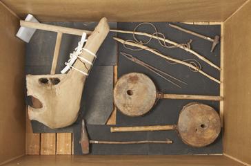 An Indian smelting furnace and many accessories