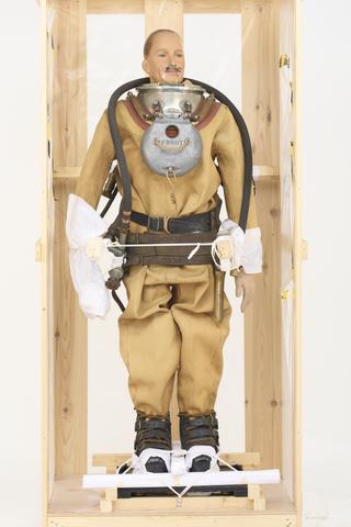 Full size dummy figure fitted as Deep-sea Diver