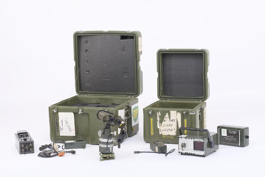 Golf Laser Rangefinder, 1980s. In two cases.