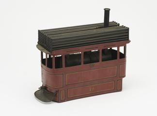 Model of Kitson locomotive no.204, 1899 (as unbuilt in 1899) Birmingham & Midland tramways no.19