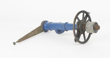 Components of Peek telescope equatorial mounting