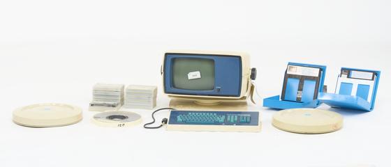 Monitor, Keyboard, Disks and Cassettes for Data General  Nova 3 mini computer S/n H91 6516