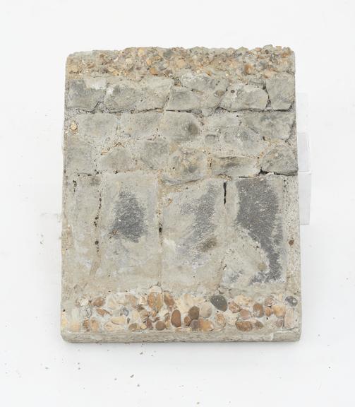 Model illustrating Telford's method of road construction