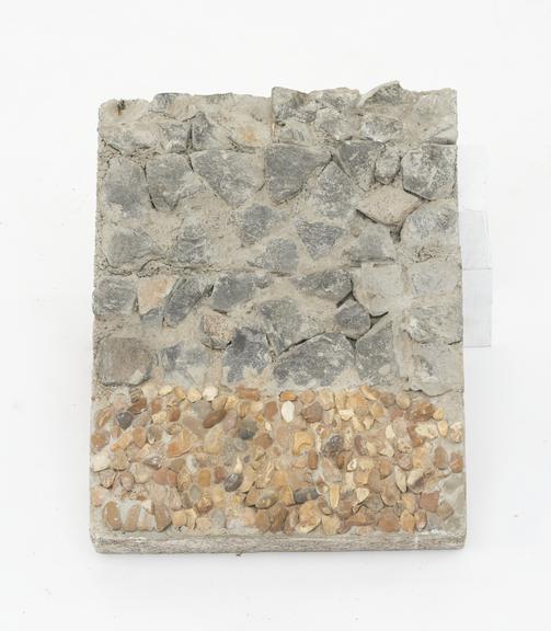 Model illustrating McAdam's method of road construction
