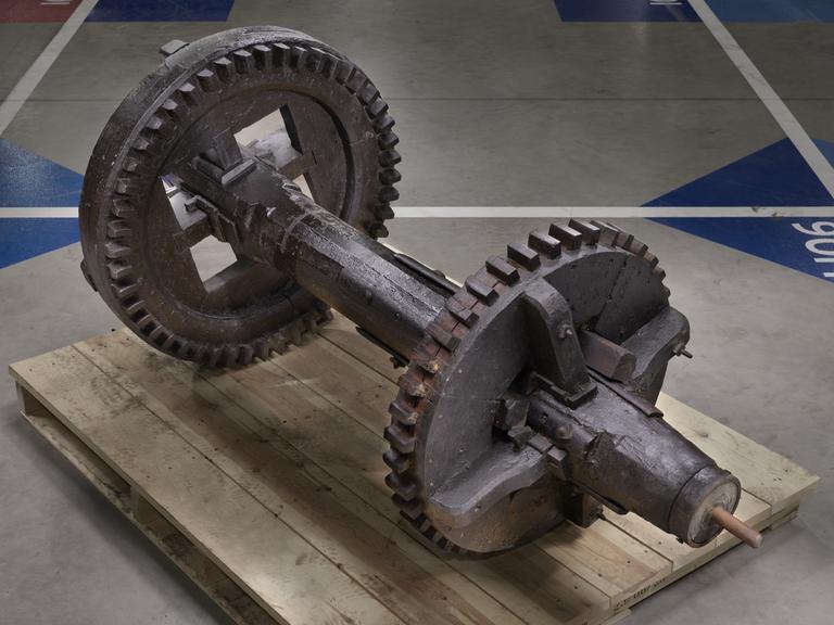 Part of horse-driven butter churn