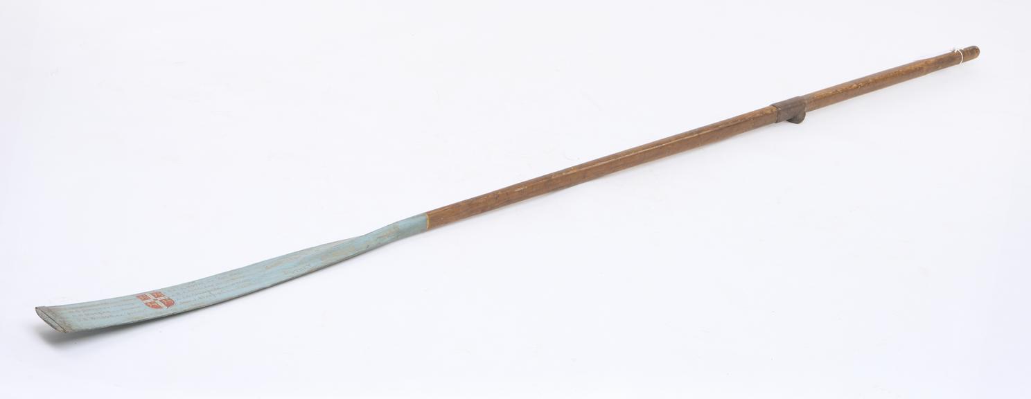Racing eight trophy oar: Cambridge Eight (1863)