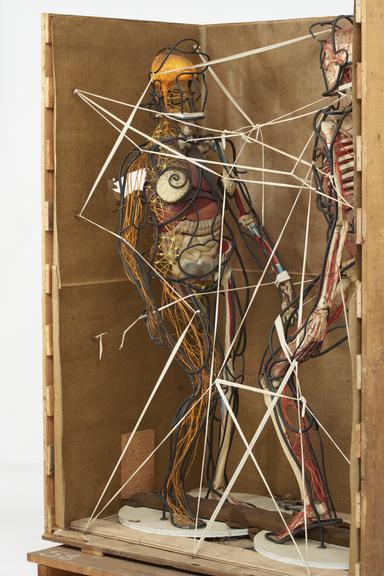 Female animated figure model from Cleveland Health Museum, Ohio, United States, 1965