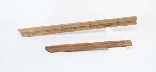 Section of gutter from padded cell