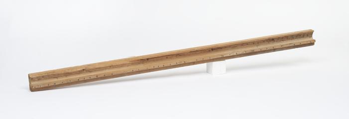 Section of gutter from padded cell