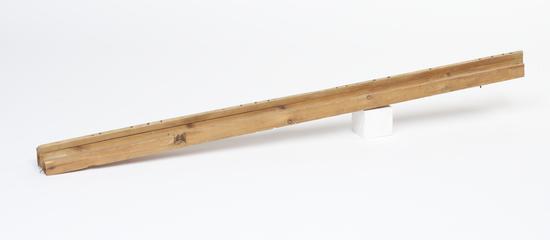 Section of gutter from padded cell
