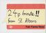 Annotated demonstration placard for the "Fair Fares Now" campaign