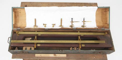 Tubular 5-foot standard scale by Troughton and Simms