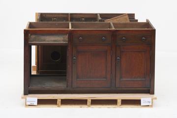 Group of Laboratory Benches and Fittings Dated 1895 from Government Chemists's Laboratory