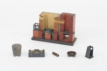 Model of Furnace for the Desilverisation of Zinc by Parke's Process