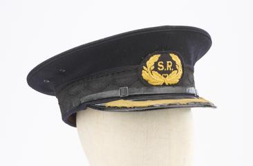 Cap, Station manager's, Southern Railway, 1930-1948