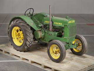 John Deere tractor, Model BR, 1940.