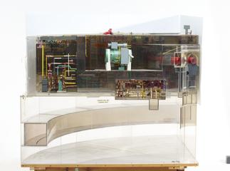 Lower quarter section of the engineering model of Sizewell-B Nuclear Power Station
