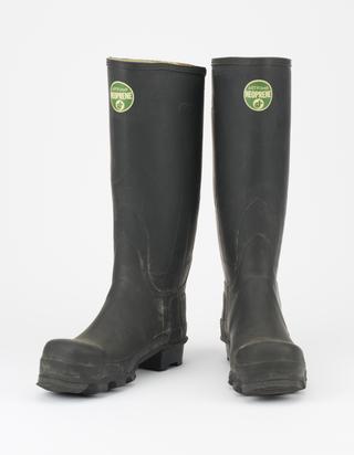 Forestry worker's wellington boots