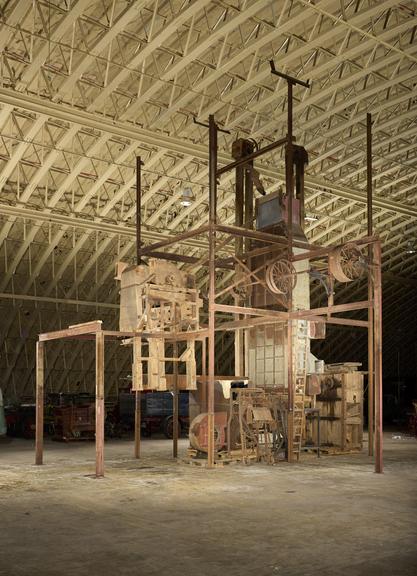 Grain dryer designed by Roland Dudley and built by E. R. & F. Turner of Ipswich in 1929
