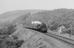 Steam locomotive on Talerdigg bank in Wales, 1963