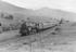 Steam locomotive at Crianlarich, 1959