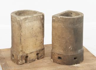 2 Sections of Horizontal Gas Retort, 1/2 size