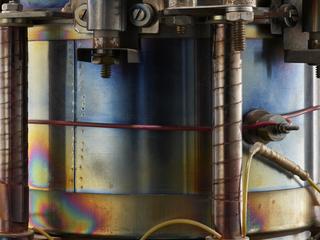 Mercury ion engine, one of five