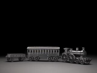 Model locomotive by Ives Company