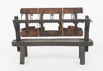 Winding wheel for flax with winder on stand