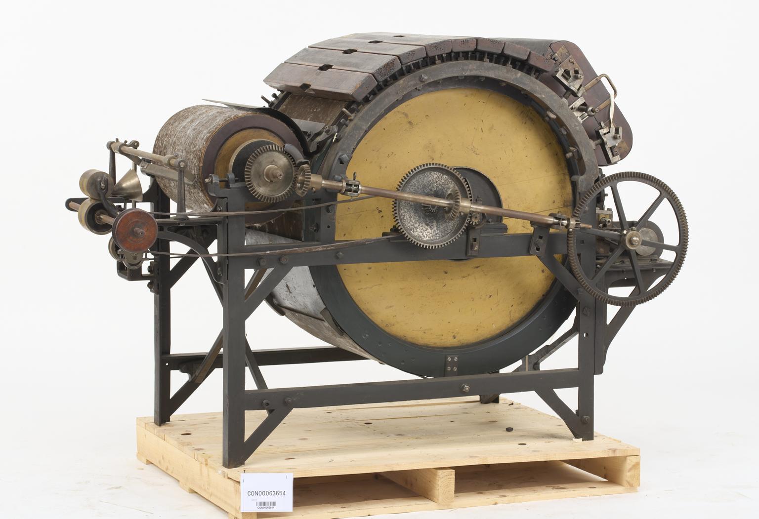 Carding engine, 1800-1830 | Science Museum Group Collection