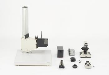 First prototype of confocal laser scanning microscope