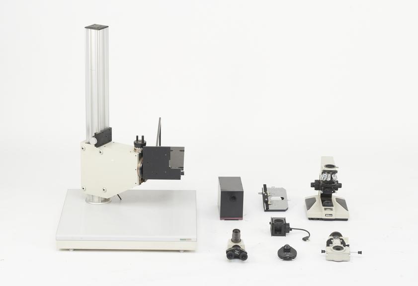 First prototype of confocal laser scanning microscope