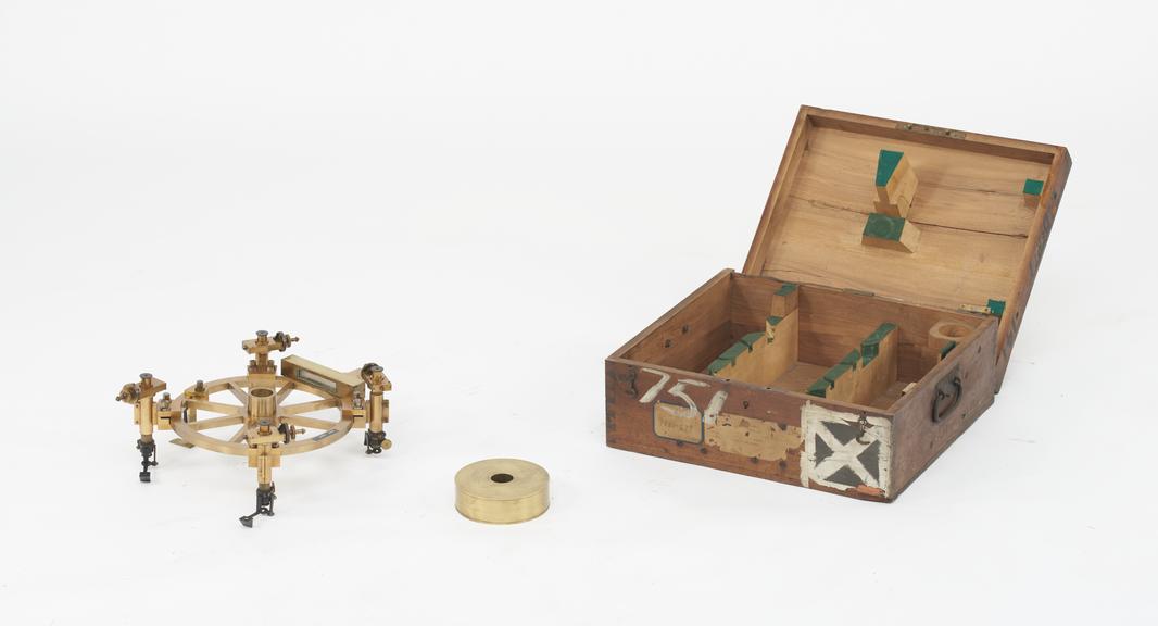 Geodetic transit theodolite by Brunner Freres, 1858