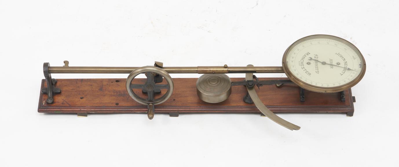 Yarn strength testing machine made by John Nesbitt
