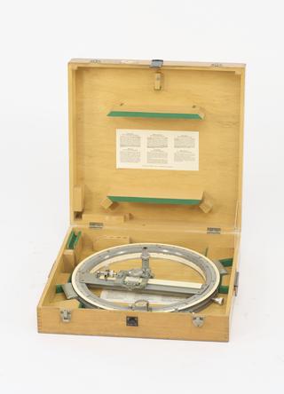 Polar Coordinatograph (cased) by Haag-Streit AG