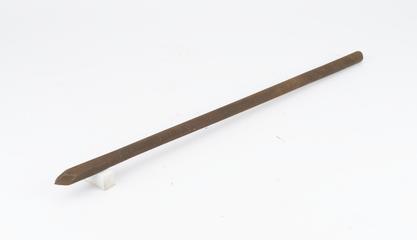 Spear point tool forged from rod