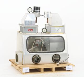 Single sided incubator from 'Porton' microbiological safety cabinet