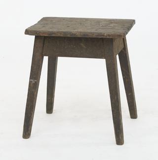 Large wooden stool