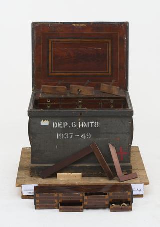 Tool Chest with Tools, circa 1800