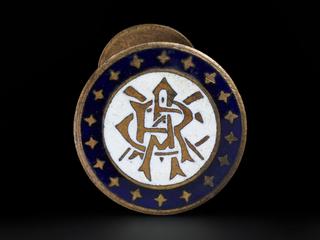 Pin badge, Associated Society of Locomotive Engineers and Firemen - Cambridge