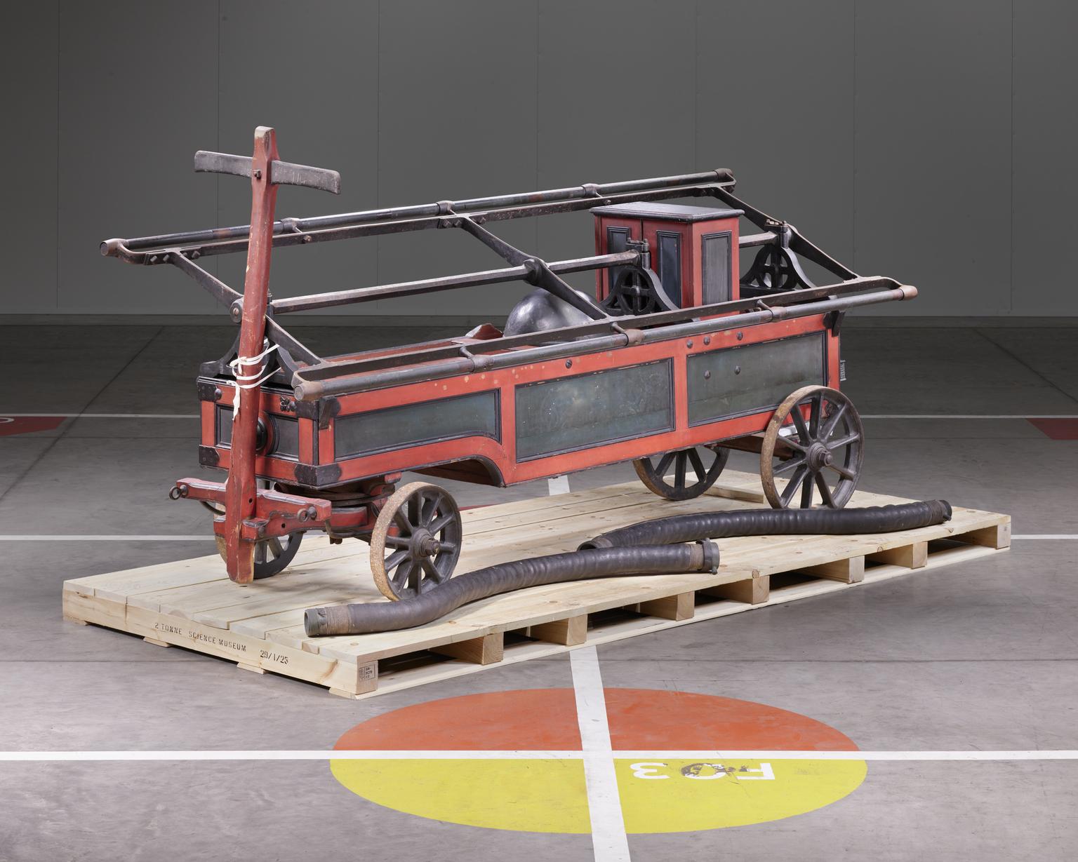 Hand Drawn Manual Fire Engine | Science Museum Group Collection
